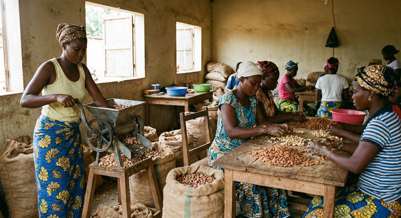Valorisation de la noix de cajou en Côte d’Ivoire : transformation locale